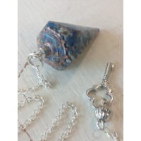 Orgonite Pendel Lapis Lazuli en Koper